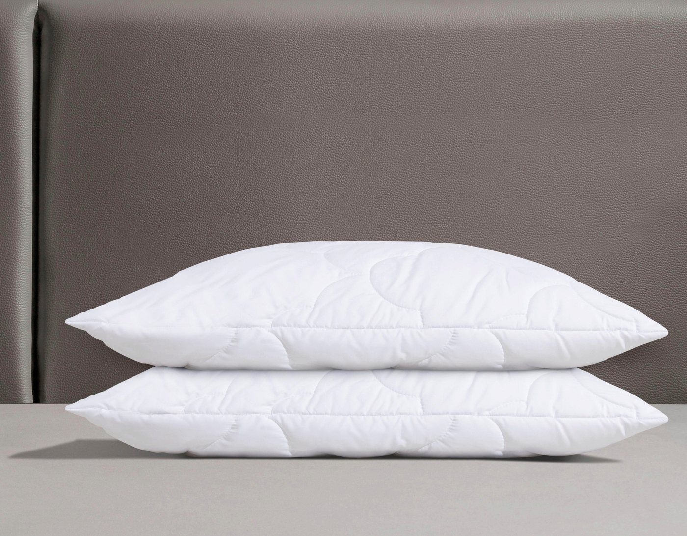 OTTO home Microfaserkissen Mondschein, Kopfkissen 1-tlg. oder 2-tlg. 40x80 oder 80x80 cm, Füllung: Faserbällchen, Bezug: Polyester oder antibakteriellen Microfa – Bild 3 von 4