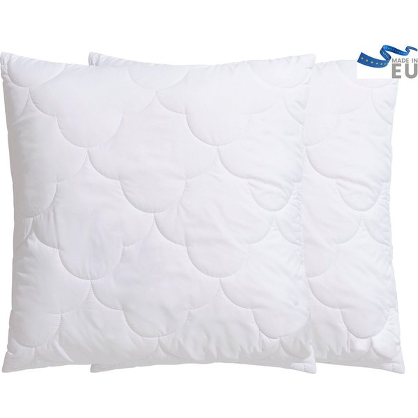 OTTO home Microfaserkissen Mondschein, Kopfkissen 1-tlg. oder 2-tlg. 40x80 oder 80x80 cm, Füllung: Faserbällchen, Bezug: Polyester oder antibakteriellen Microfa