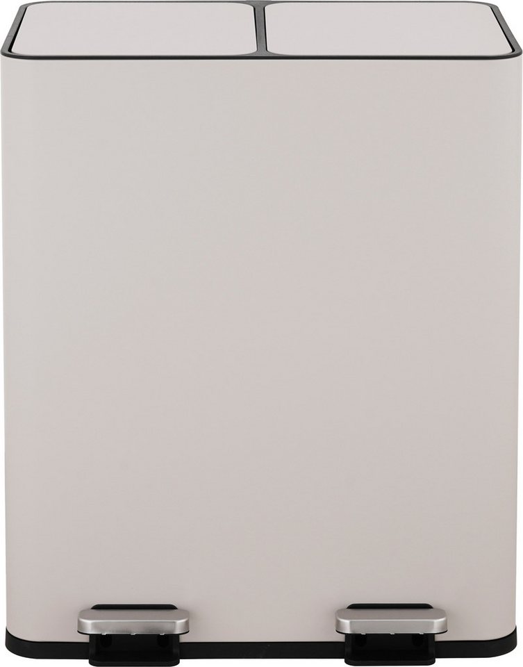 OTTO home Mülleimer Garrin, Soft Close, m. 2 Fächern, Fassungsvermögen 2x15 L bzw. 2x30 L, Mülltrennsystem mit 2 separaten Innenbehältern und Fußtrittpedalen – Bild 4 von 5