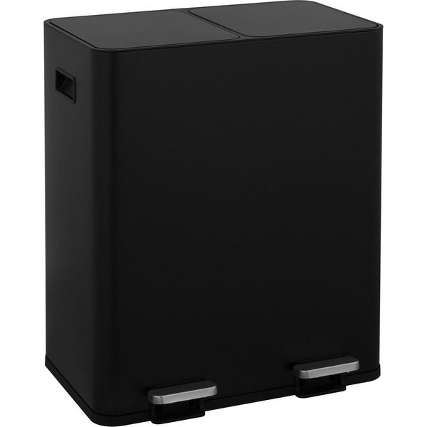 OTTO home Mülleimer Garrin, Soft Close, m. 2 Fächern, Fassungsvermögen 2x15 L bzw. 2x30 L, Mülltrennsystem mit 2 separaten Innenbehältern und Fußtrittpedalen