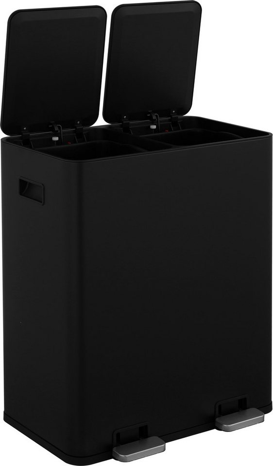 OTTO home Mülleimer Garrin, Soft Close, m. 2 Fächern, Fassungsvermögen 2x15 L bzw. 2x30 L, Mülltrennsystem mit 2 separaten Innenbehältern und Fußtrittpedalen – Bild 5 von 5