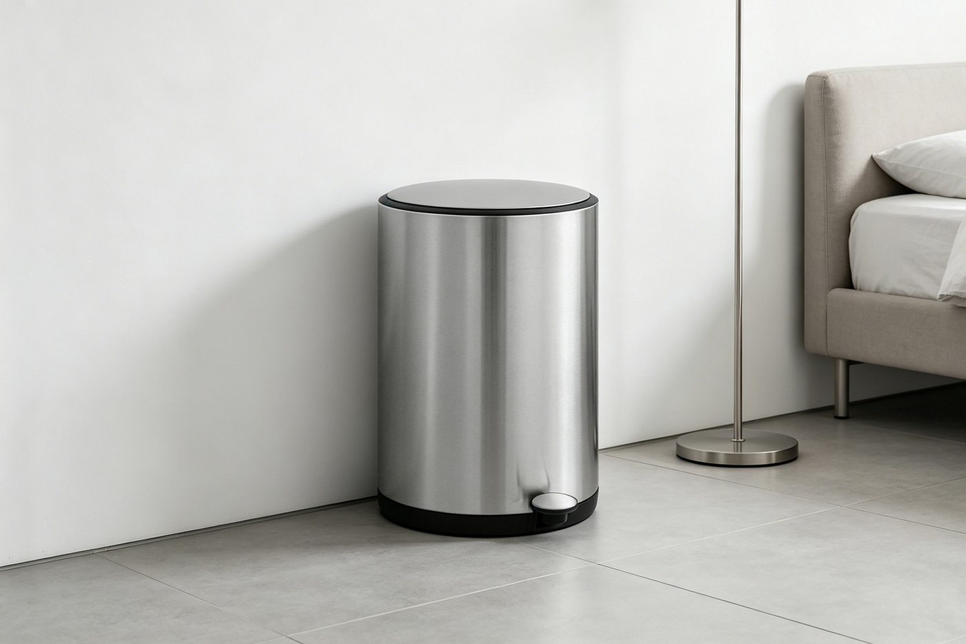 OTTO home Mülleimer in 5 versch. Farben, 5 L, 10 L o. 30 L, Soft Close, Lennu, Abfalleimer, Treteimer für Küche oder Bad, Kosmetikeimer mit verstecktem Griff – Bild 3 von 5