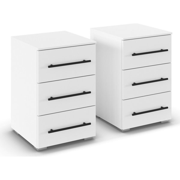 OTTO home Nachtkommode Nachttisch Nachtschrank Schubladen Sideboard Schubladenkommode AVOLA (Set, 2 St., Breite 40 cm inkl. SOFT-CLOSE-FUNKTION mit Dekorfront),