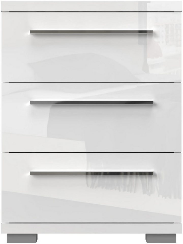 OTTO home Nachtkommode Piano, Nachttisch aus FSC-zertifiziertem Holzwerkstoff, Made in Europe (45/40/43 oder 61cm (B/T/H), ideal passend zum Boxspringbett), UV  – Bild 3 von 5