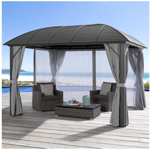 OTTO home Pavillon Málaga, inkl. 4 Seitenteile und 4 Moskitonetzten, Aluminiumgestell