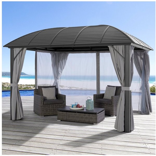 OTTO home Pavillon Málaga, inkl. 4 Seitenteile und 4 Moskitonetzten, Aluminiumgestell