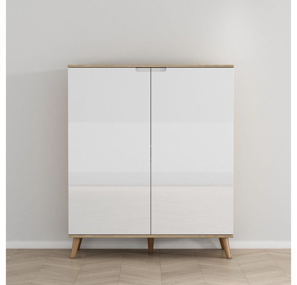OTTO home PC-Schrank, mit Tastaturauszug, (B/T/H): 110/35,7/129 cm – Bild 2 von 5