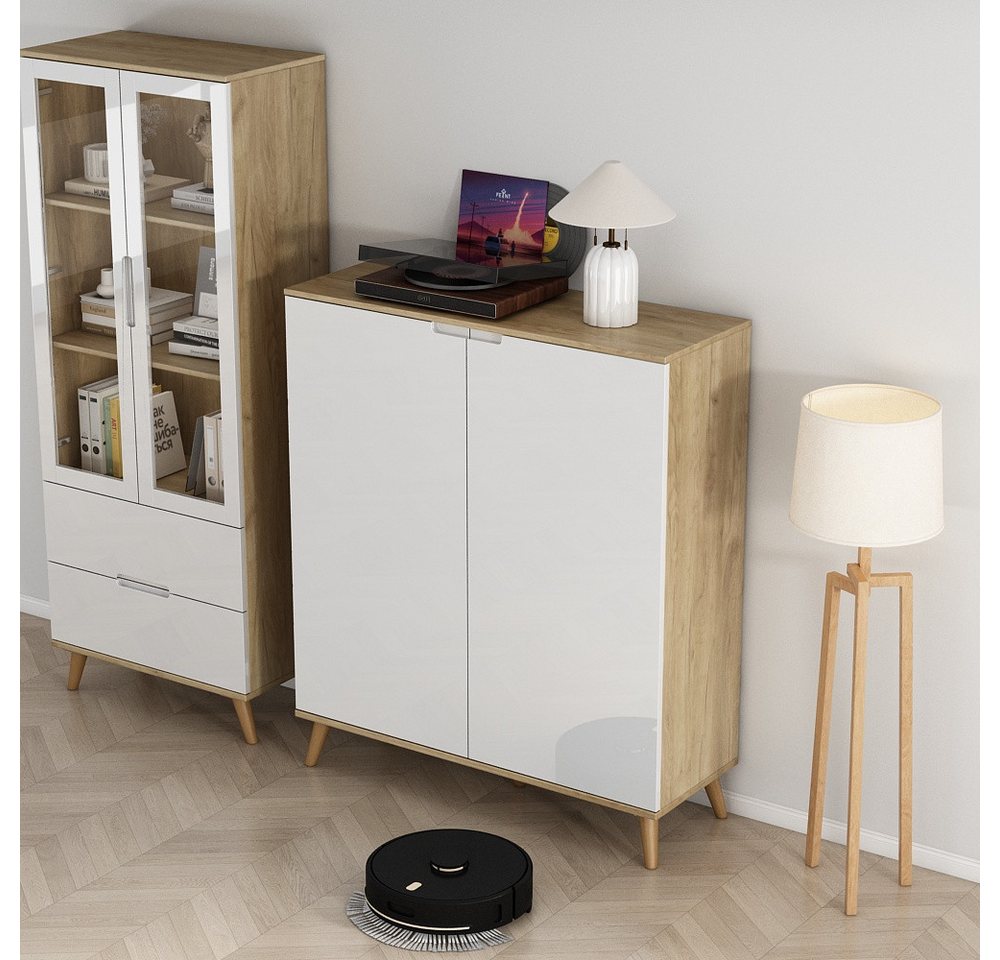 OTTO home PC-Schrank, mit Tastaturauszug, (B/T/H): 110/35,7/129 cm – Bild 5 von 5