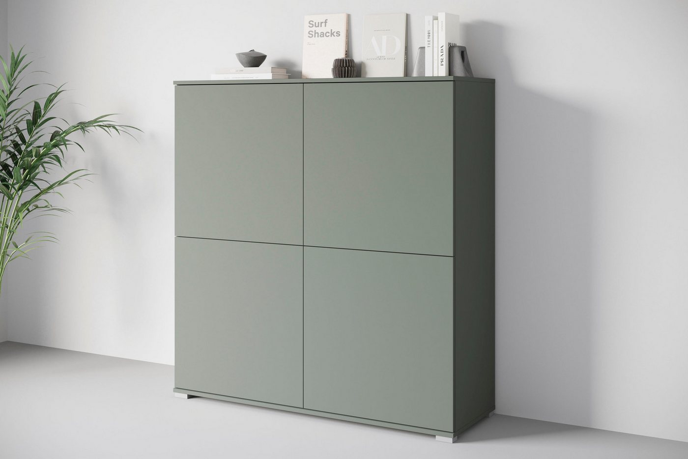 OTTO home PC-Schrank Kenia, Sekretär, Home Office (1 St), Mit Push-to-open, Tastaturauszug und praktischem Stauraum – Bild 5 von 5