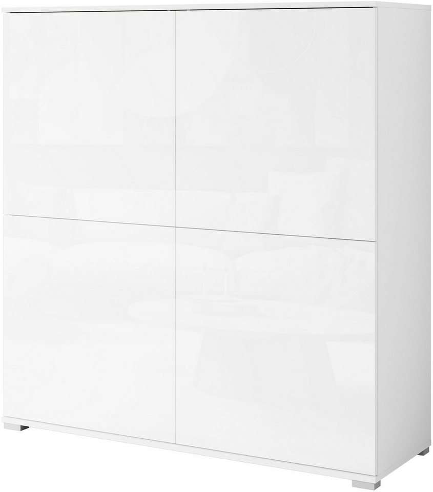 OTTO home PC-Schrank Kenia, Sekretär, Home Office (1 St), Mit Push-to-open, Tastaturauszug und praktischem Stauraum – Bild 2 von 5