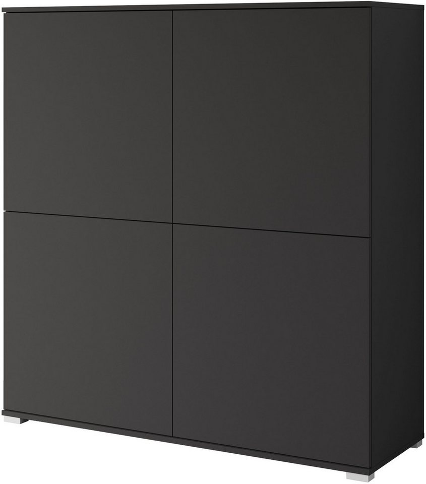 OTTO home PC-Schrank Kenia, Sekretär, Home Office (1 St), Mit Push-to-open, Tastaturauszug und praktischem Stauraum – Bild 2 von 5