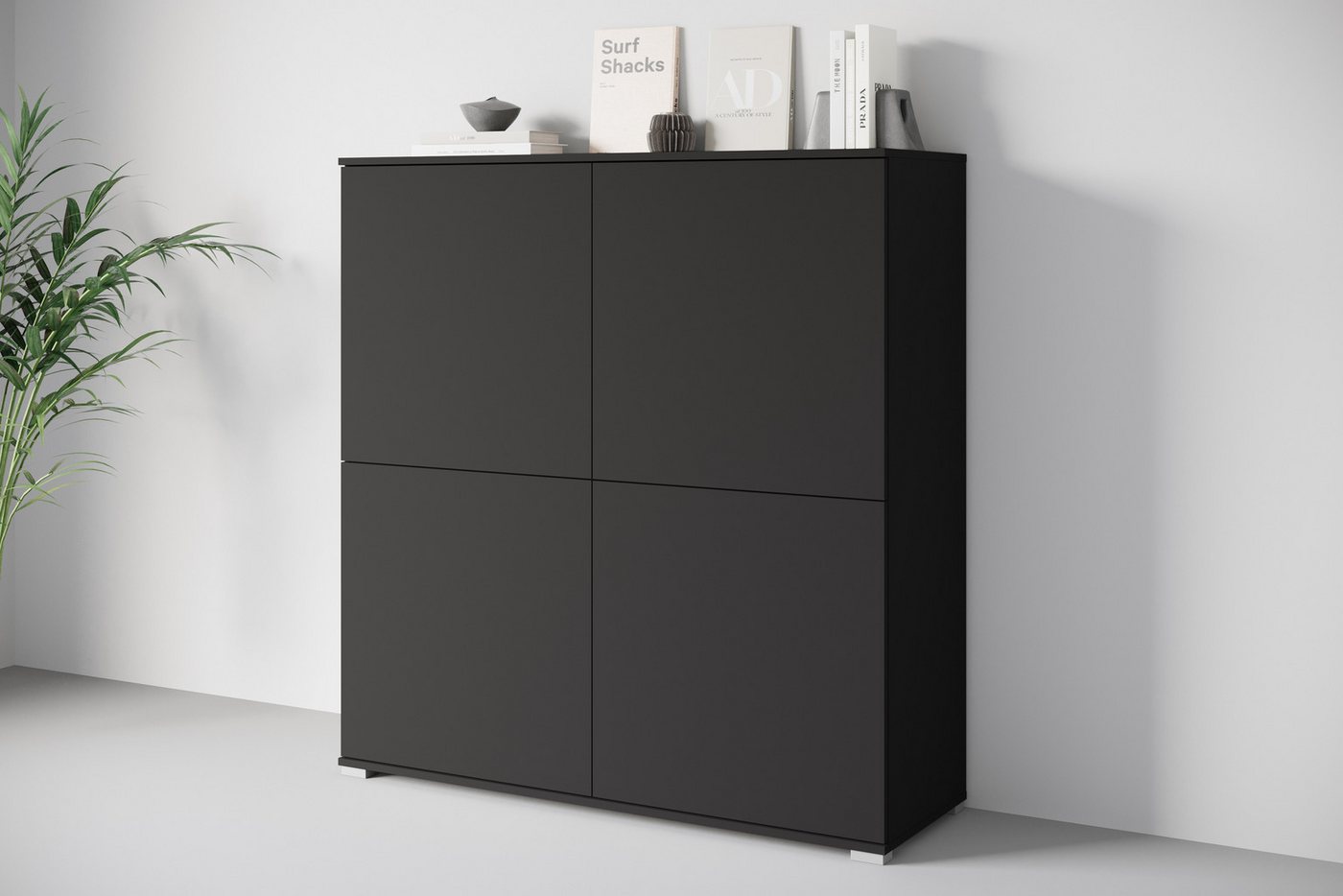 OTTO home PC-Schrank Kenia, Sekretär, Home Office (1 St), Mit Push-to-open, Tastaturauszug und praktischem Stauraum – Bild 5 von 5