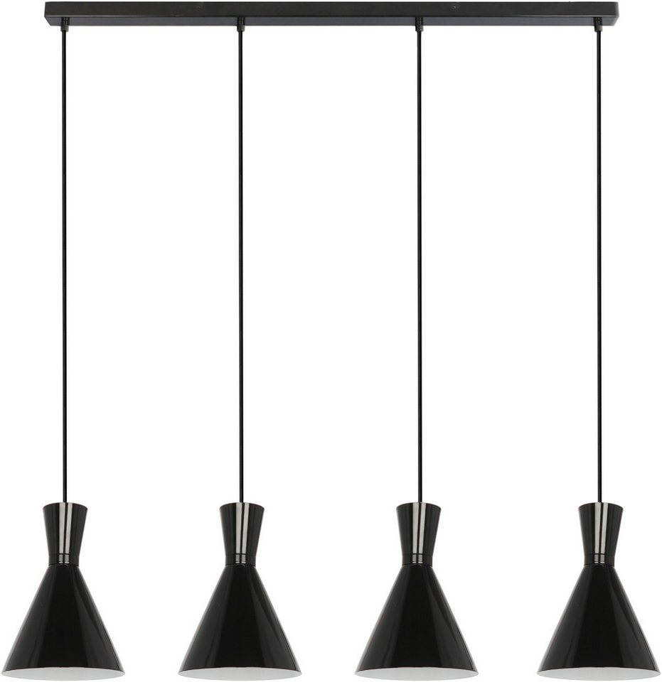 OTTO home Pendelleuchte Renell, ohne Leuchtmittel, glänzend, höhenverstellbar, industrieller Stil, Rondell, Hängelampe – Bild 2 von 5
