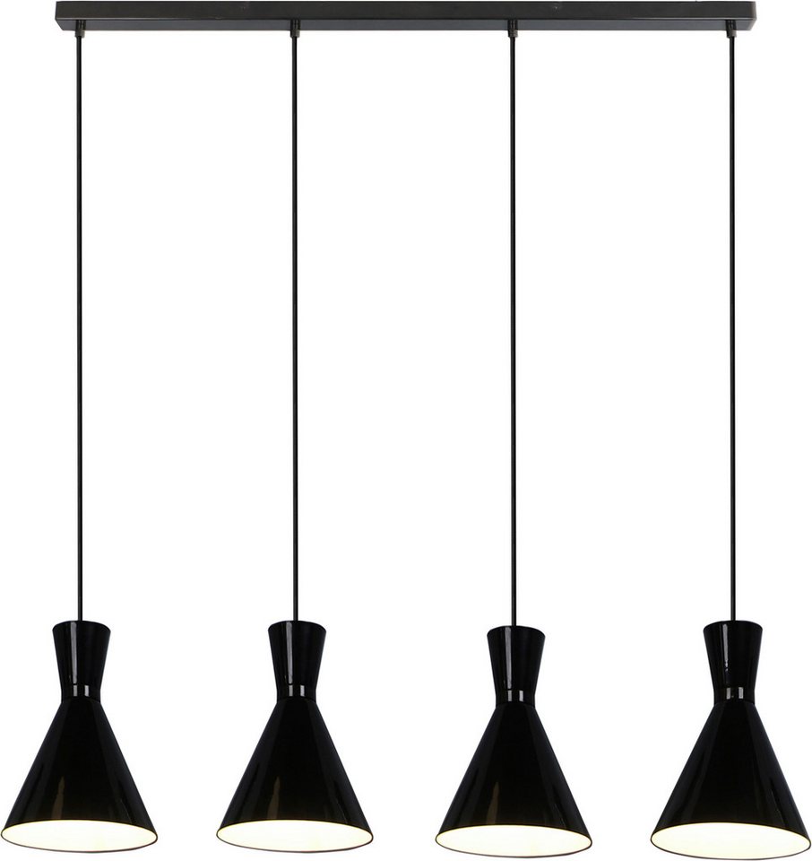 OTTO home Pendelleuchte Renell, ohne Leuchtmittel, glänzend, höhenverstellbar, industrieller Stil, Rondell, Hängelampe – Bild 3 von 5
