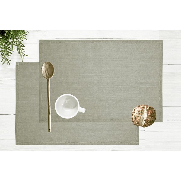 OTTO home Platzset Aolva, (2-St), 45 x 30 cm, Strukturiert, modern, basic, Esszimmer, Wohnzimmer, Deko