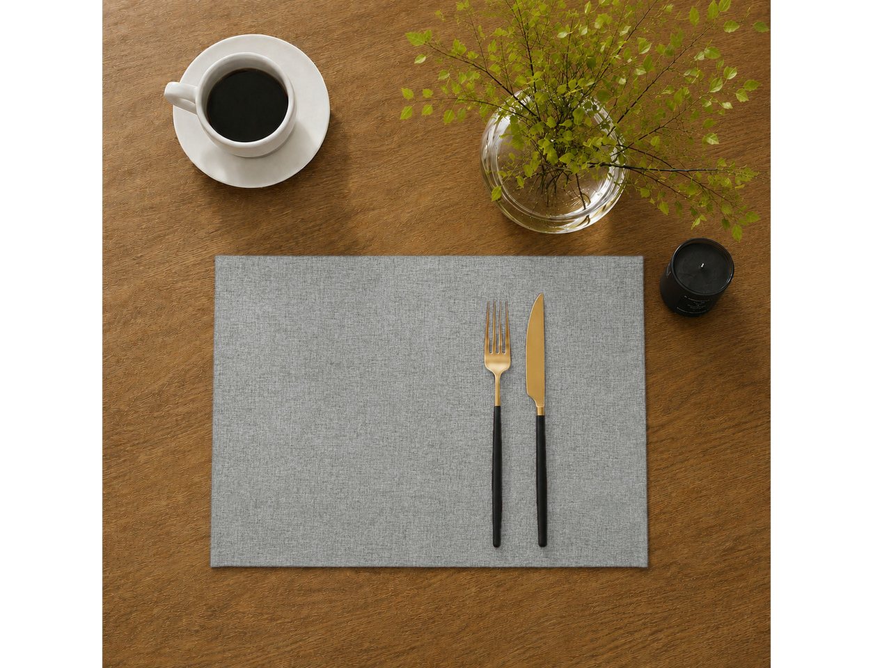 OTTO home Platzset Meellon, 2 Stück, strukturiert, weiche und flexible Materialqualität, (2-St), 2er Set, verschiedene Größen, strukturiert, Esszimmer, Esstisch – Bild 2 von 5