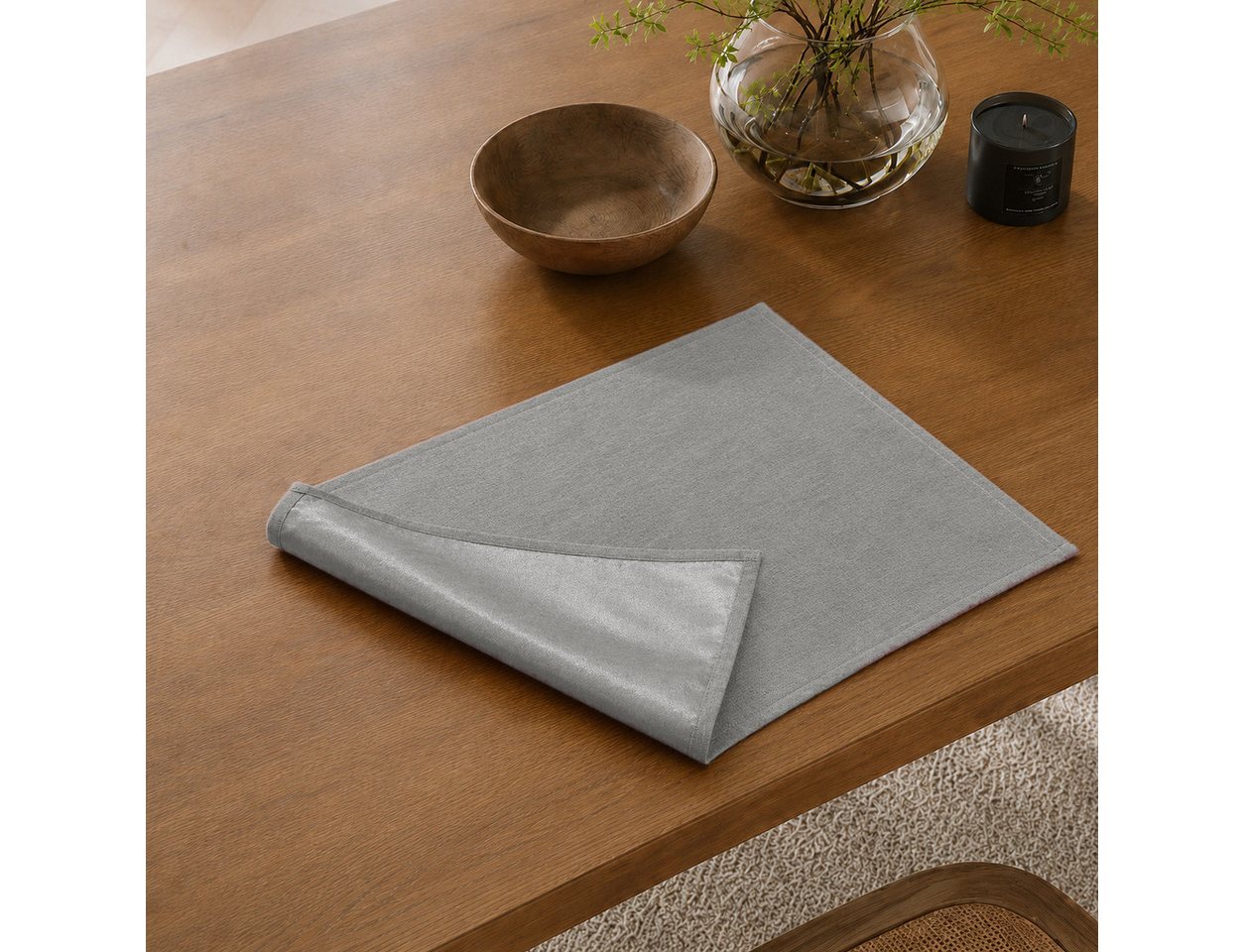 OTTO home Platzset Meellon, 2 Stück, strukturiert, weiche und flexible Materialqualität, (2-St), 2er Set, verschiedene Größen, strukturiert, Esszimmer, Esstisch – Bild 5 von 5