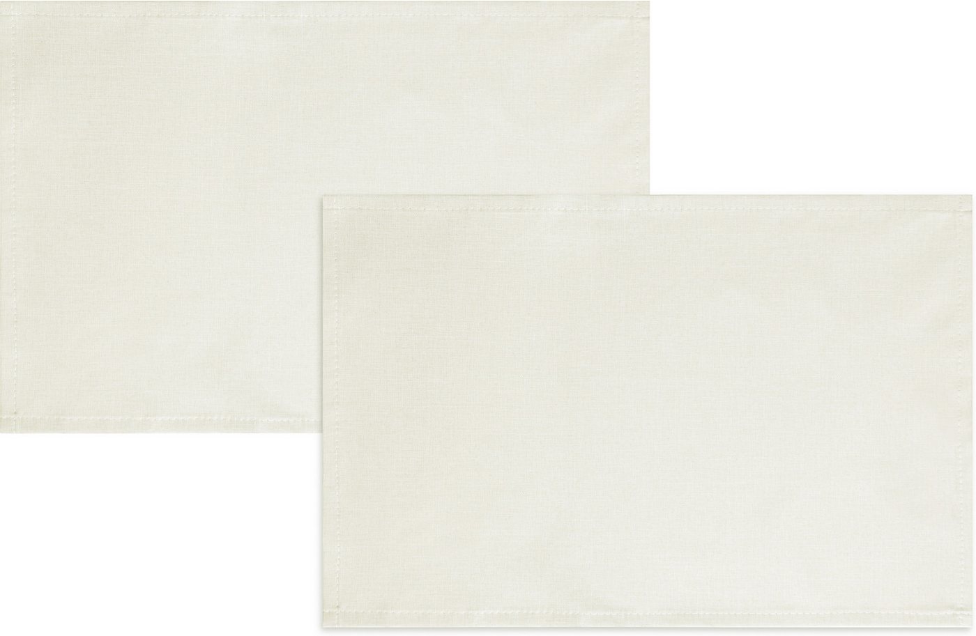 OTTO home Platzset Ozzie, Leinenoptik, 2 Stück, weiche und flexible Materialqualität, (2-St), Uni, strukturiert, Pflegeleicht, Praktisch,Dekoration, 30x45cm – Bild 2 von 5