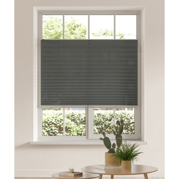OTTO home Plissee DAHRA - in Crush-Optik, ohne Bohren, Lichtschutz, Lichtschutz, ohne Bohren, verspannt, Klemmfix, Fixmaß, Bestseller mit Klemmträger, Sonnensch