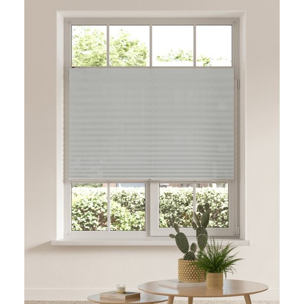 OTTO home Plissee DAHRA - in Crush-Optik, ohne Bohren, Lichtschutz, Lichtschutz, ohne Bohren, verspannt, Klemmfix, Fixmaß, Bestseller mit Klemmträger, Sonnensch