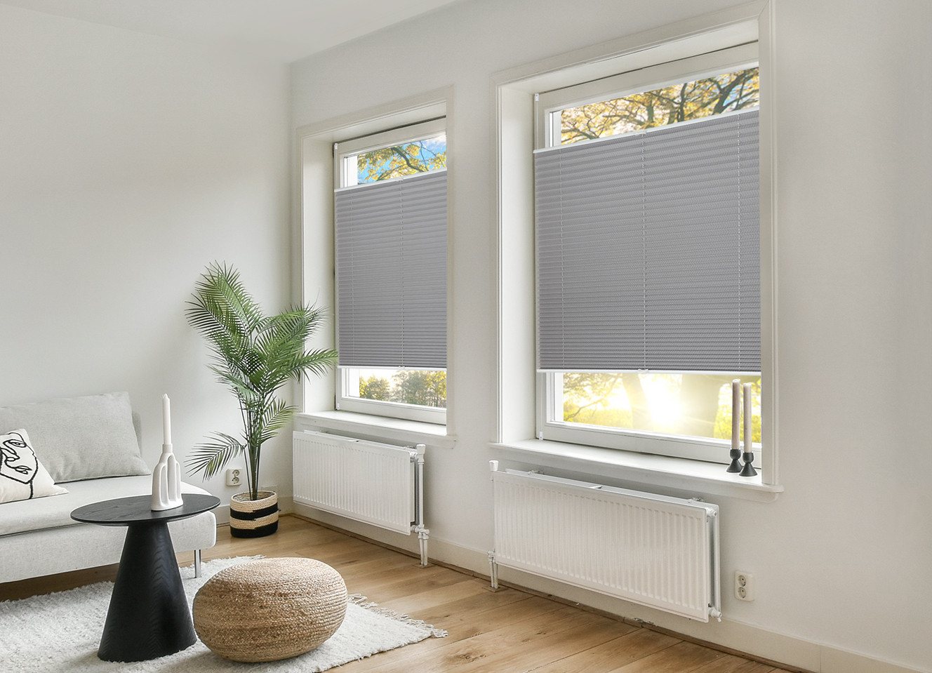 OTTO home Plissee GELLO, ohne Bohren, Lichtschutz, Streifen-Optik, Lichtschutz, ohne Bohren, verspannt, Klemmfix, in Streifen-Optik, Klemmfix, im Fixmaß, Sonnen – Bild 4 von 5