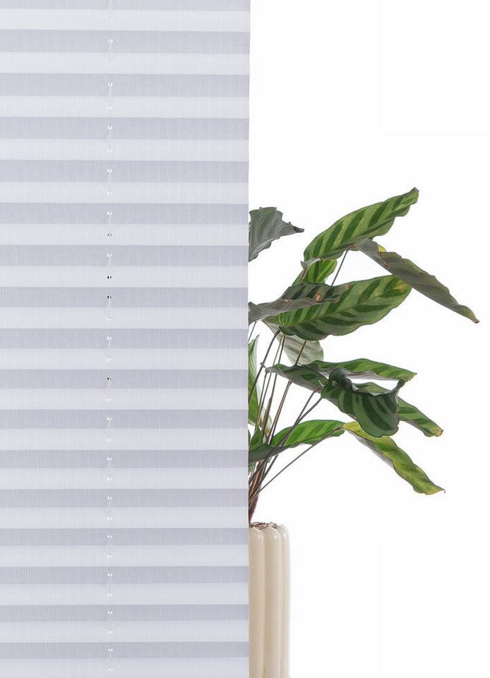 OTTO home Plissee GELLO, ohne Bohren, Lichtschutz, Streifen-Optik, Lichtschutz, ohne Bohren, verspannt, Klemmfix, in Streifen-Optik, Klemmfix, im Fixmaß, Sonnen – Bild 3 von 5