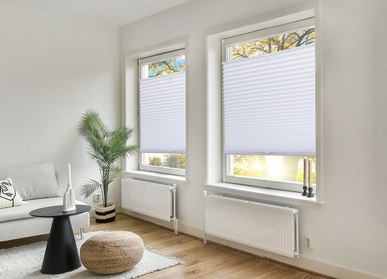 OTTO home Plissee GELLO, ohne Bohren, Lichtschutz, Streifen-Optik, Lichtschutz, ohne Bohren, verspannt, Klemmfix, in Streifen-Optik, Klemmfix, im Fixmaß, Sonnen – Bild 4 von 5