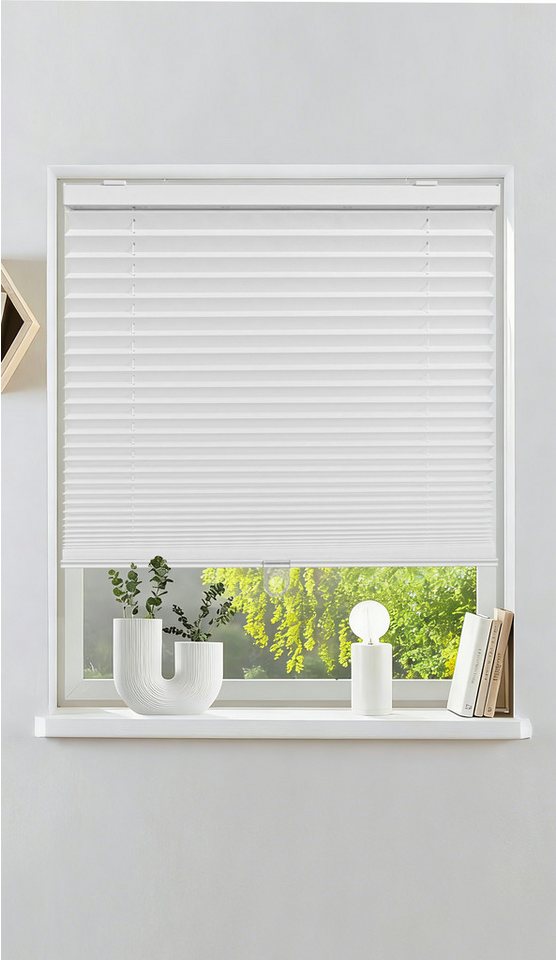 OTTO home Plissee LORRI, ohne Bohren, Klemmfix, Lichtschutz, modernes/zeitloses Design, Lichtschutz, ohne Bohren, freihängend, Klemmfix, Freihängendes Design oh – Bild 2 von 5