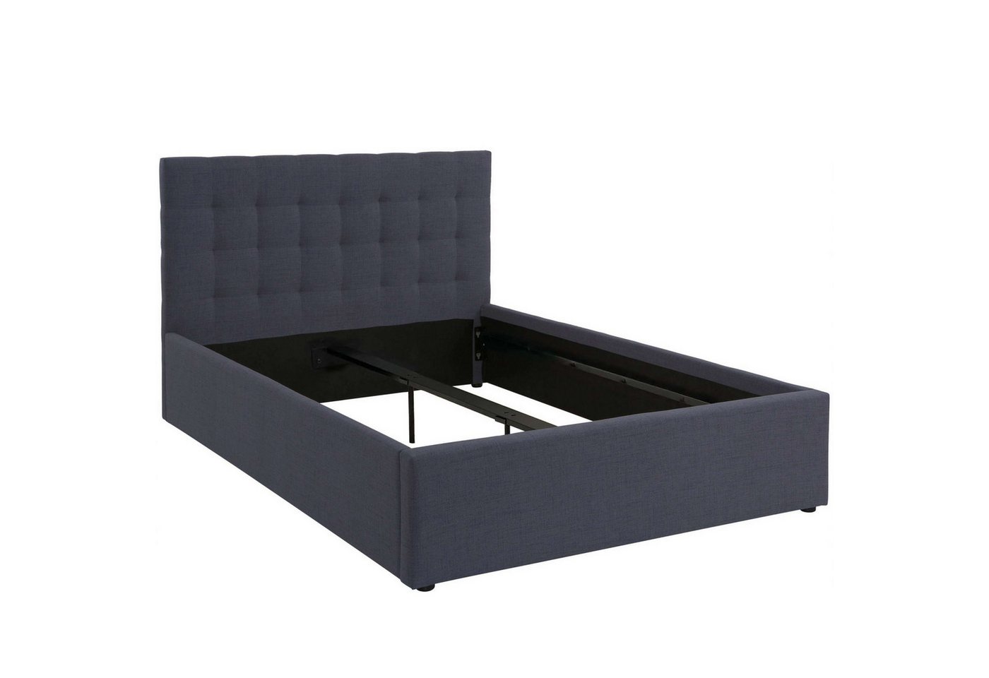 OTTO home Polsterbett Hamar, Knopfsteppung im Kopfteil, bis 250 KG belastbar (3 Breiten: 100cm/ 140cm/ 180cm), in verschiedenen Größen und Stoffen und Farben – Bild 4 von 5