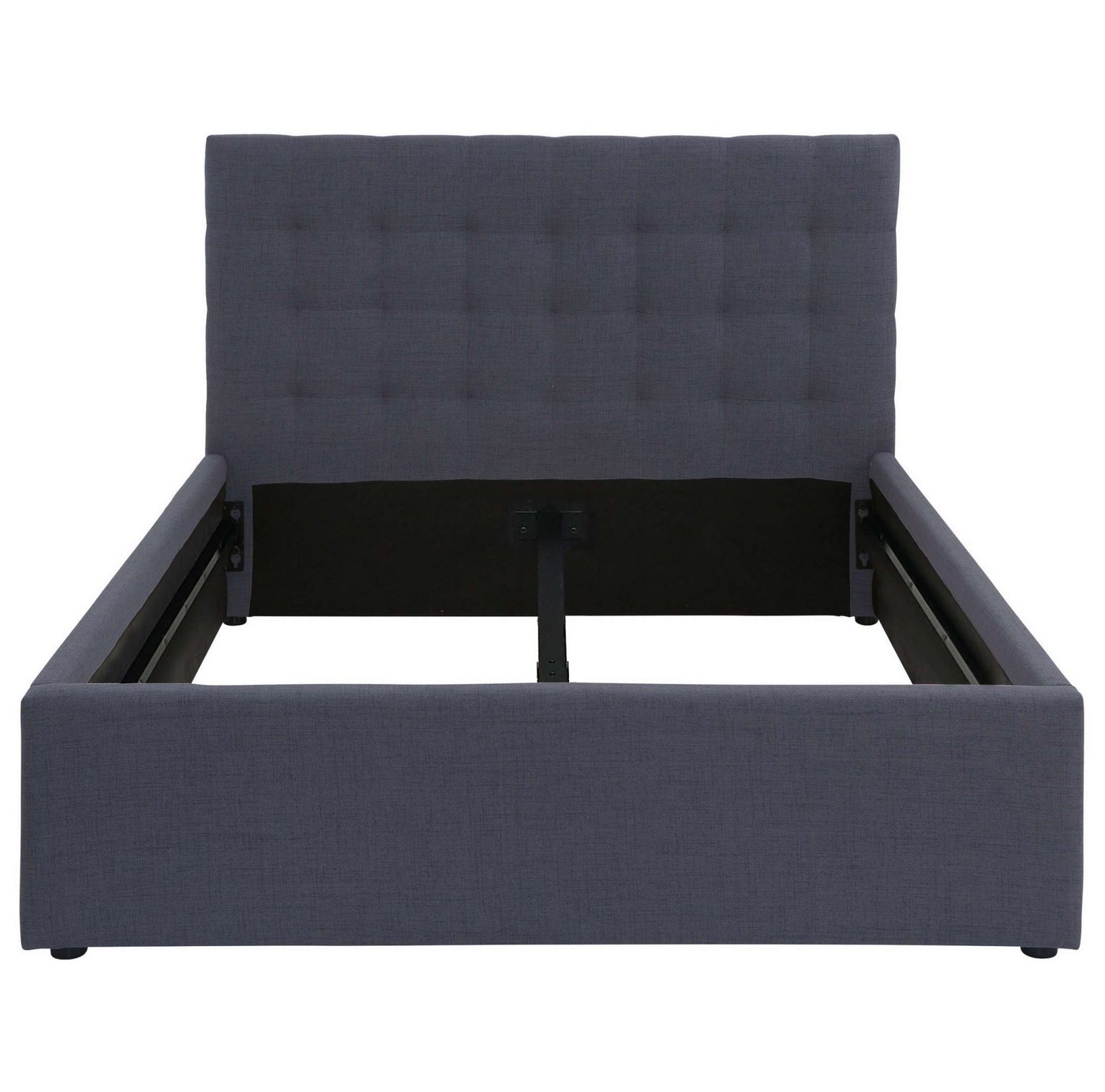 OTTO home Polsterbett Hamar, Knopfsteppung im Kopfteil, bis 250 KG belastbar (3 Breiten: 100cm/ 140cm/ 180cm), in verschiedenen Größen und Stoffen und Farben – Bild 5 von 5