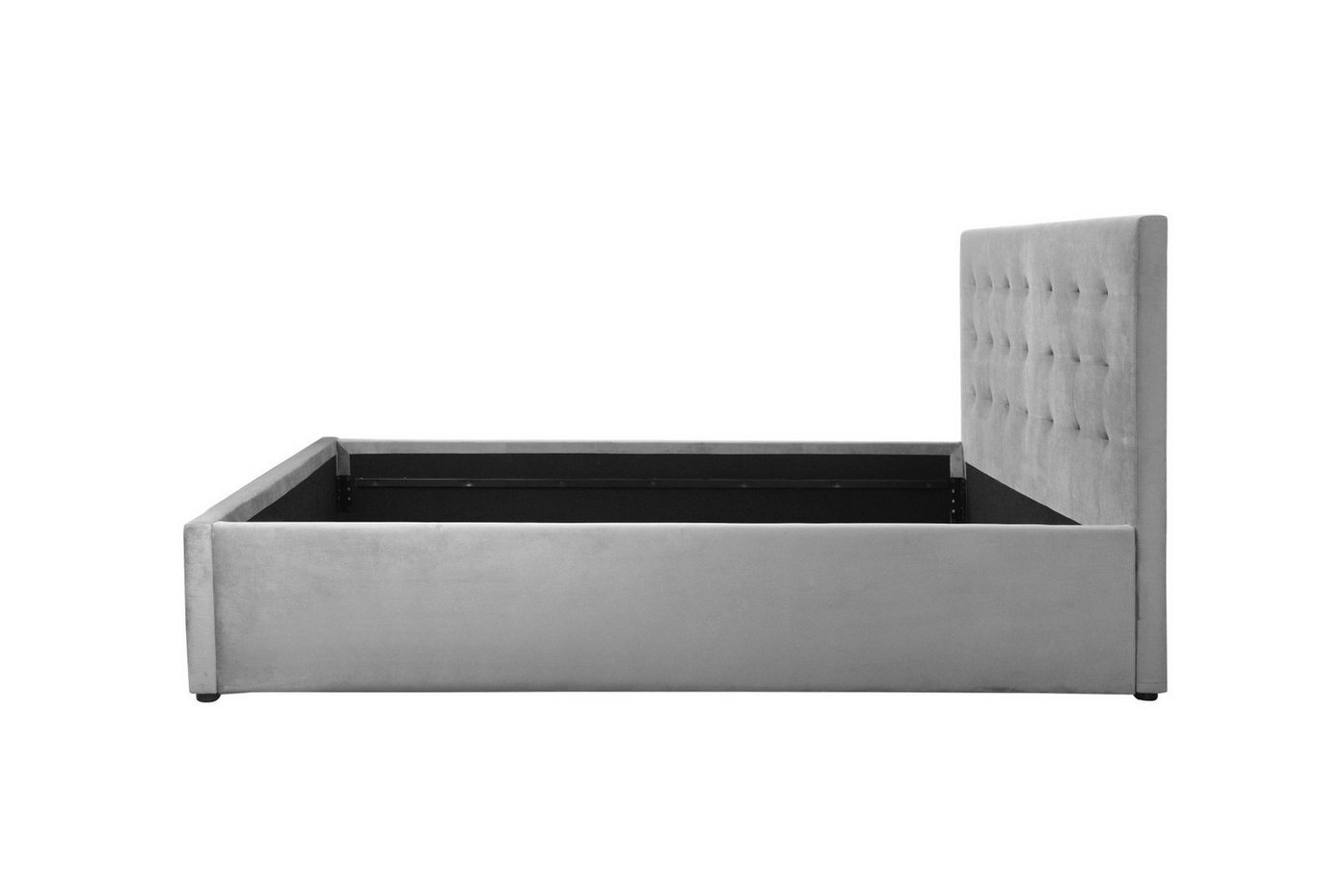 OTTO home Polsterbett Hamar, Knopfsteppung im Kopfteil, bis 250 KG belastbar (3 Breiten: 100cm/ 140cm/ 180cm), in verschiedenen Größen und Stoffen und Farben – Bild 5 von 5