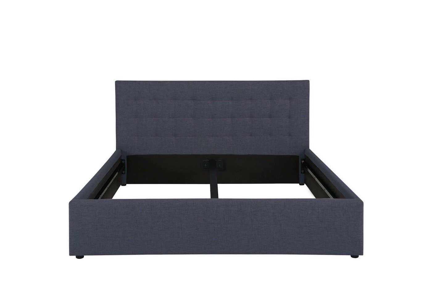 OTTO home Polsterbett Hamar, Knopfsteppung im Kopfteil, bis 250 KG belastbar (3 Breiten: 100cm/ 140cm/ 180cm), in verschiedenen Größen und Stoffen und Farben – Bild 5 von 5