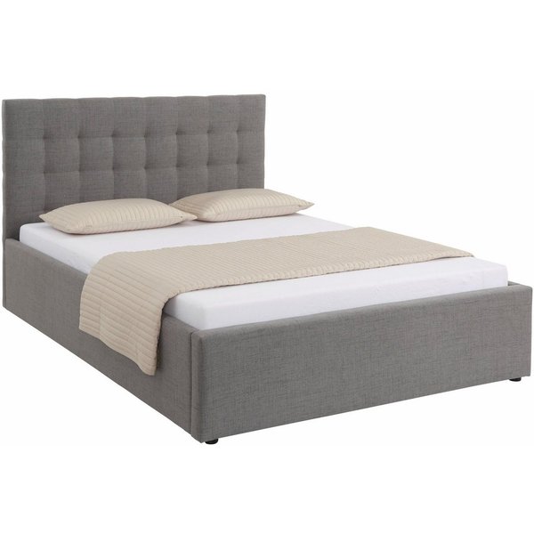 OTTO home Polsterbett Hamar, Knopfsteppung im Kopfteil, bis 250 KG belastbar (3 Breiten: 100cm/ 140cm/ 180cm), in verschiedenen Größen und Stoffen und Farben