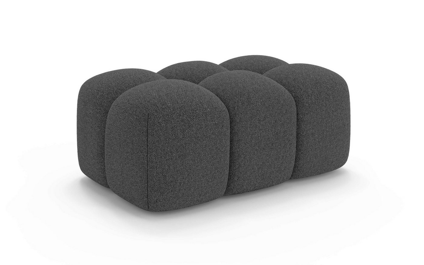 OTTO home Polsterhocker KALLIE Sitzhocker, Bubble-Optik, Maße B/T/H: 90/60/44 cm, moderne Steppung, hoher Sitzkomfort und modernes Design – Bild 2 von 5