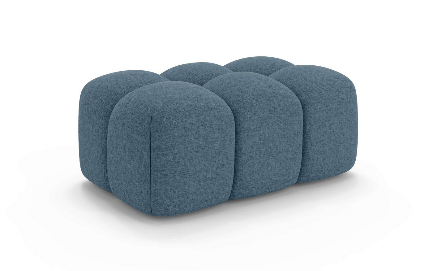 OTTO home Polsterhocker KALLIE Sitzhocker, Bubble-Optik, Maße B/T/H: 90/60/44 cm, moderne Steppung, hoher Sitzkomfort und modernes Design – Bild 2 von 5