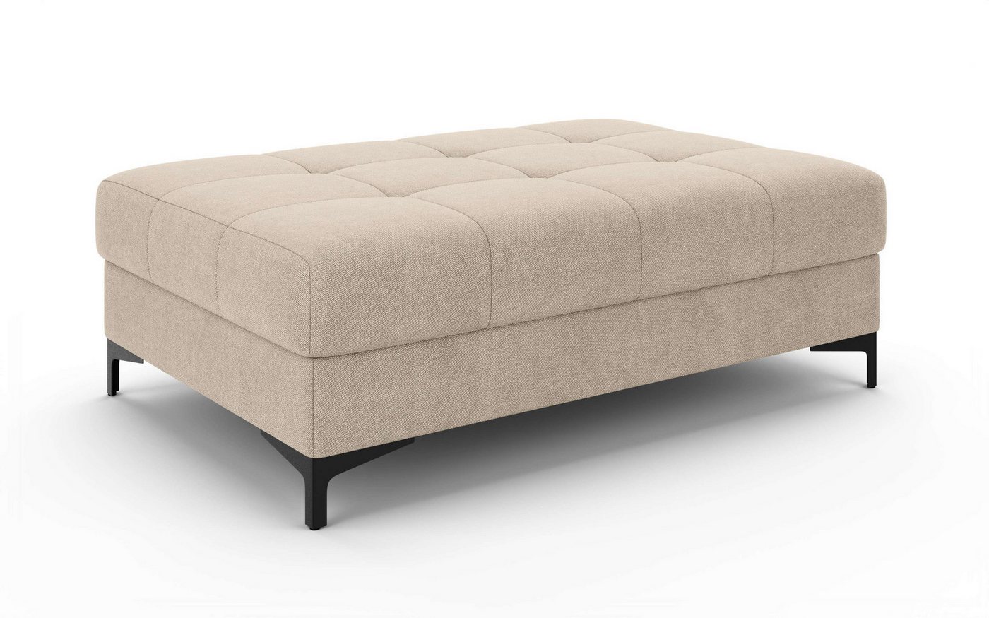 OTTO home Polsterhocker LEEVKE Sitzhocker passend zum Sofa, Breite 115 cm, mit hochelastischer Schaum und Wellenunterfederung – Bild 2 von 5