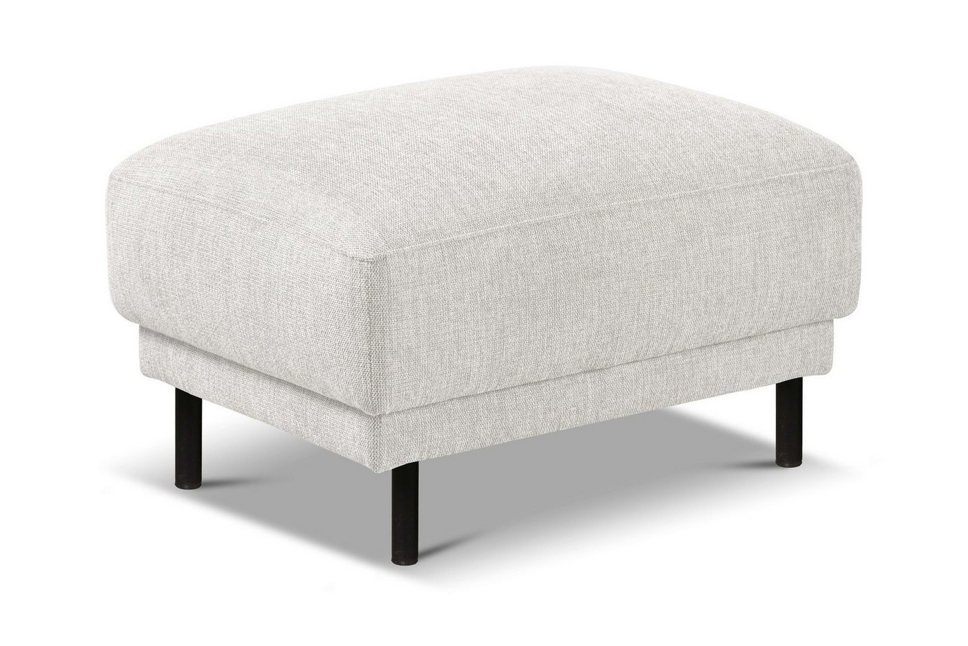 OTTO home Polsterhocker Sveeva, 73x57 cm, schwarze Metallfüße, langlebiger Webstoff, viele Farben zur Auswahl – Bild 4 von 5