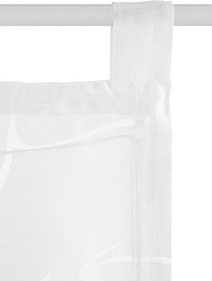 OTTO home Raffrollo Anna, mit Schlaufen, Halbtransparent, Ausbrenner, Viskose – Bild 5 von 5