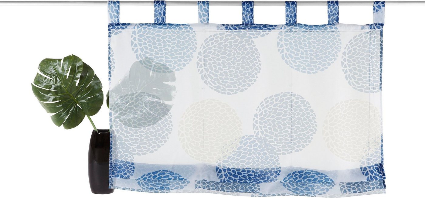 OTTO home Raffrollo Belem, mit Schlaufen, Transparent, Voile, Polyester – Bild 2 von 5