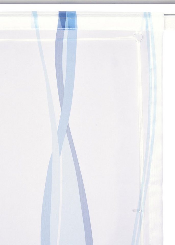 OTTO home Raffrollo Dimona, mit Klettschiene, Transparent, Voile, Polyester, Wellen – Bild 4 von 5