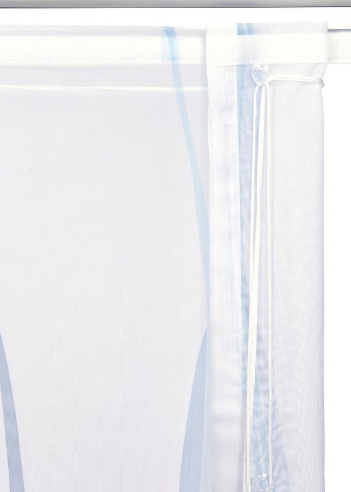 OTTO home Raffrollo Dimona, mit Klettschiene, Transparent, Voile, Polyester, Wellen – Bild 5 von 5