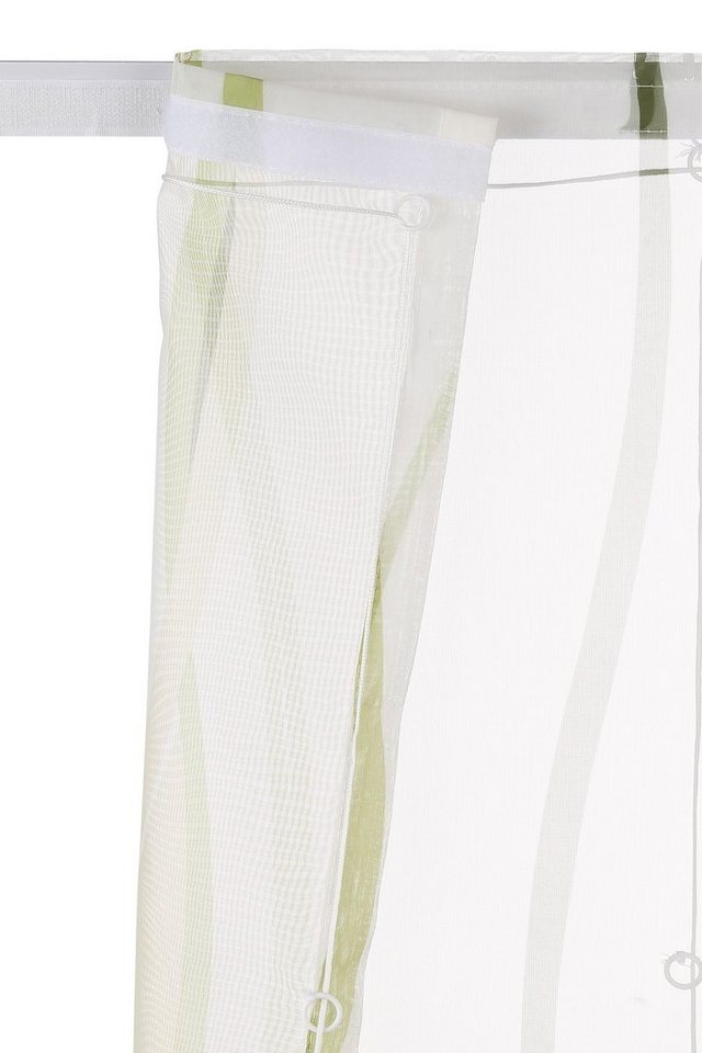 OTTO home Raffrollo Dimona, mit Klettschiene, Transparent, Voile, Polyester, Wellen – Bild 4 von 5