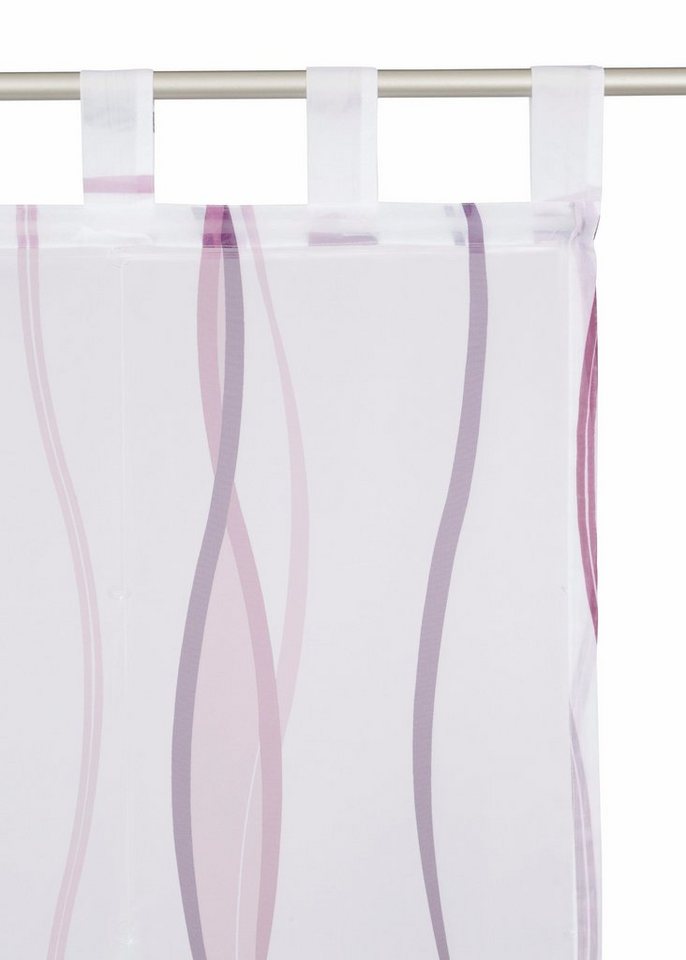 OTTO home Raffrollo Dimona, mit Schlaufen, Transparent, Voile, Polyester – Bild 4 von 5
