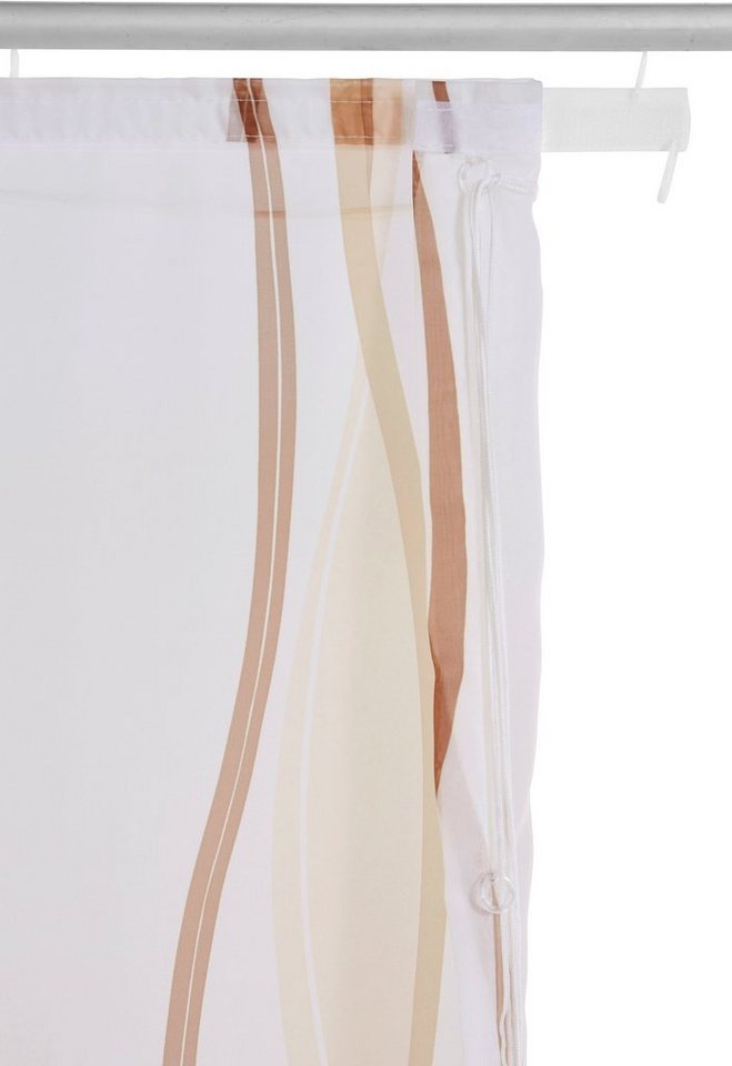 OTTO home Raffrollo Dimona, mit Klettschiene, Transparent, Voile, Polyester, Wellen – Bild 5 von 5