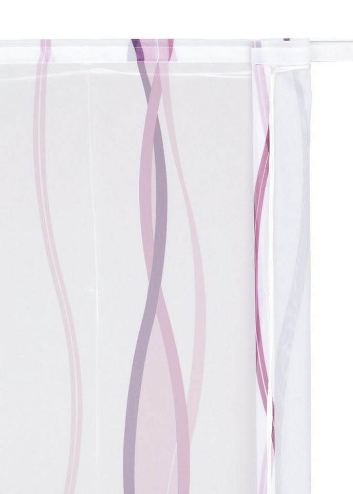 OTTO home Raffrollo Dimona, mit Klettschiene, Transparent, Voile, Polyester, Wellen – Bild 5 von 5