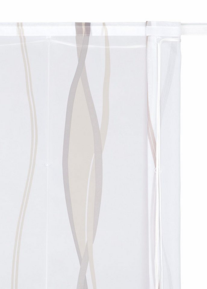 OTTO home Raffrollo Dimona, mit Klettschiene, Transparent, Voile, Polyester, Wellen – Bild 5 von 5