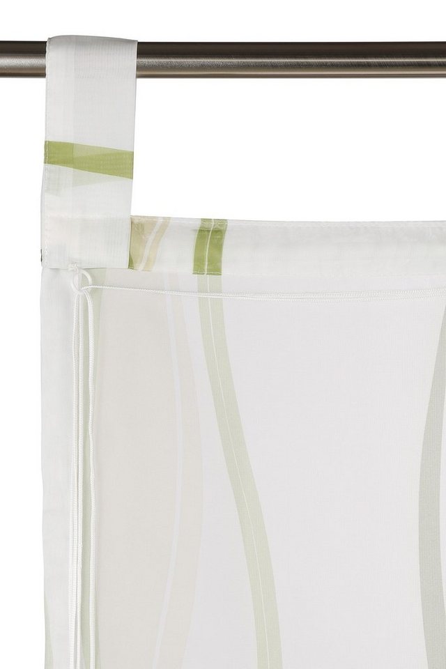 OTTO home Raffrollo Dimona, mit Schlaufen, Transparent, Voile, Polyester – Bild 4 von 5