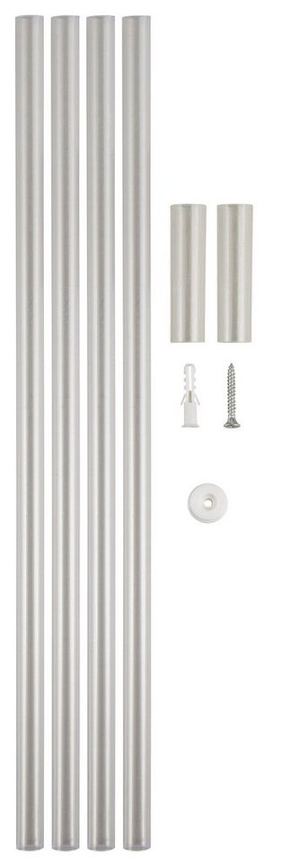 OTTO home Raffrollo Dimona, mit Schlaufen, Transparent, Voile, Polyester – Bild 5 von 5