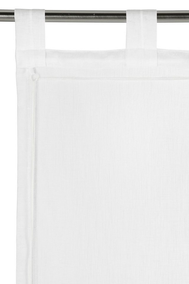 OTTO home Raffrollo Regina, mit Schlaufen, Transparent, Voile, Polyester, einfarbig, uni – Bild 4 von 5