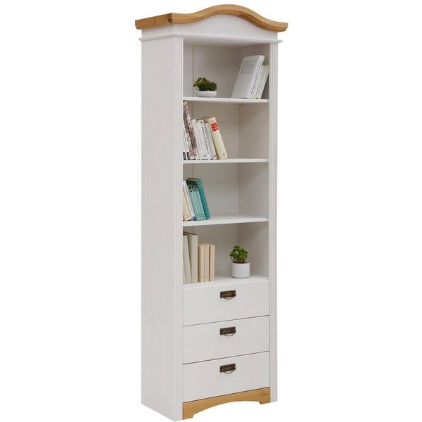 OTTO home Regal Konrad, aus Massivholz, für Kinderzimmer, mit Metallgriffen, Made in Europa